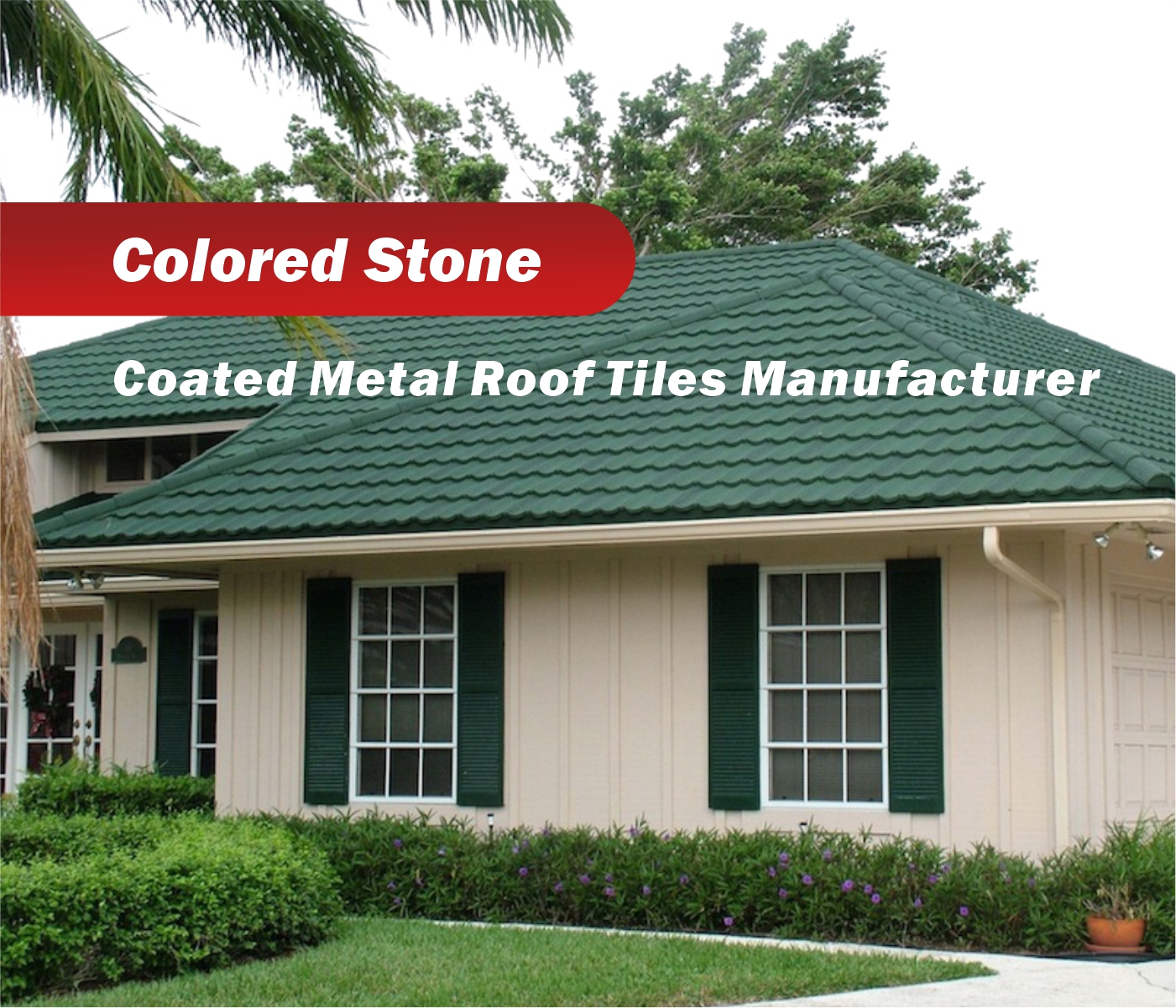 Colored Stone-Coated Metal Roof Tiles Manufacturer