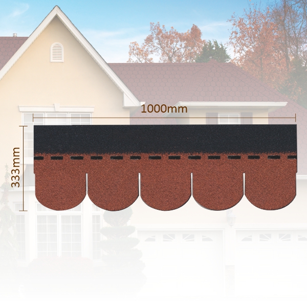 Fish Scale Asphalt Shingles